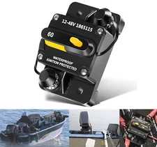 MKR-27 60 AMP Circuit Breaker 1865115 For Minn Kota Trolling Motors 12 - 48Volts