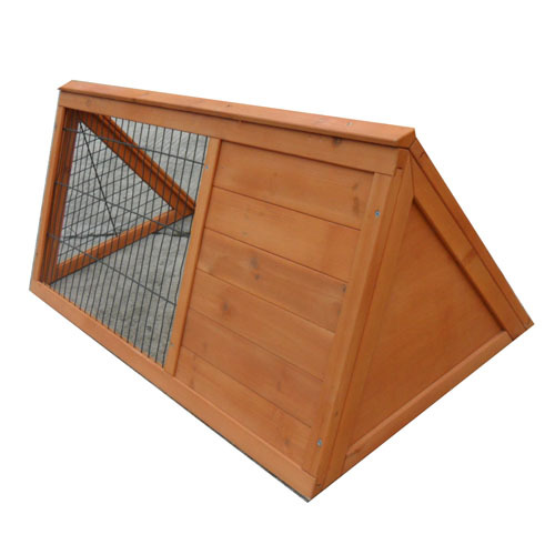 Triangle Rabbit Cage New Wooden Triangle Rabbit Hutch Chicken Coop Guinea Pig Cage Ferret ...