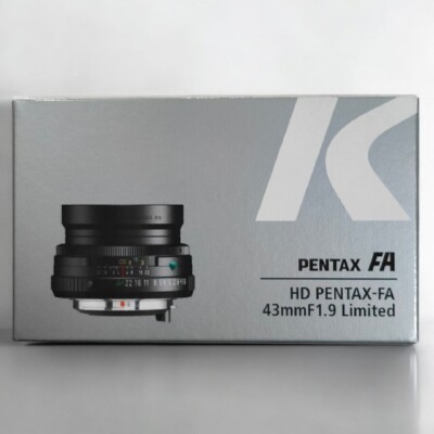 PENTAX HD PENTAX-FA 43mm F1.9 Limited Black Single Focus Lens K