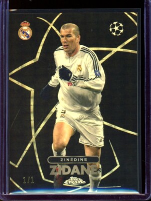 世界5枚！ Topps Chrome ZIDANE PSA10 ジダン AUTO