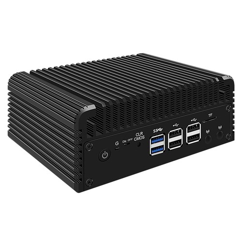 CWWK Mini PC Intel N Series 4-core N100 Fanless Mini Host Soft Route. (Barebo... - Picture 8 of 8