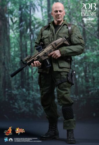 HOT TOYS G.I. JOE Retaliation JOE COLTON BRUCE WILLIS MMS206 1/6 NUOVO MAILER Aperto - Foto 1 di 12