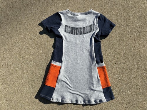 University of Illinois Fighting Illini handmade toddler 4t tunic t shirt dress - Picture 10 of 11