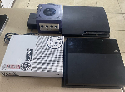 Sony PlayStation PS3 Slim/Fat & PS4 + Xbox One+ Nintendo Cube Lot Free Shipping