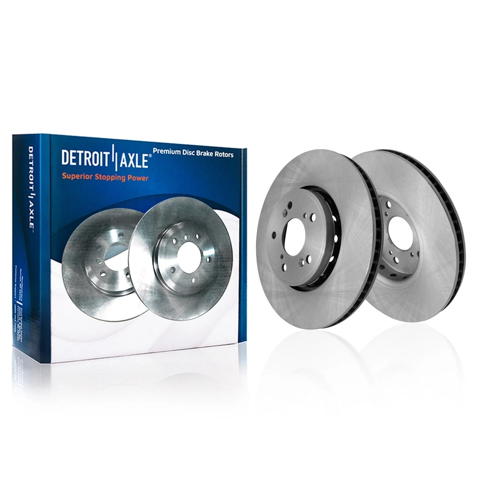 Kit de 4 rotores de freno de disco delanteros traseros para Acura RDX 2013 2014 2015 2016 2017 2018 Foto 3 de 4