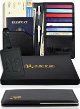 mens passport holder and luggage tag