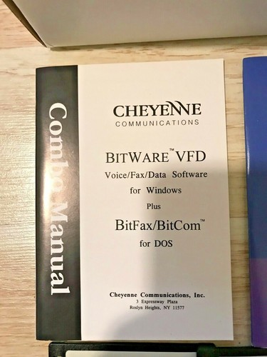 VINTAGE NEW WHITE BOX 14400 BPS VOICE DATA FAX MODEM WITH CHEYENNE BITWARE VFD - Picture 5 of 5