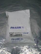 Fit-Line UT8T-12-8TN-1 PFA HP Union Tee, 453891