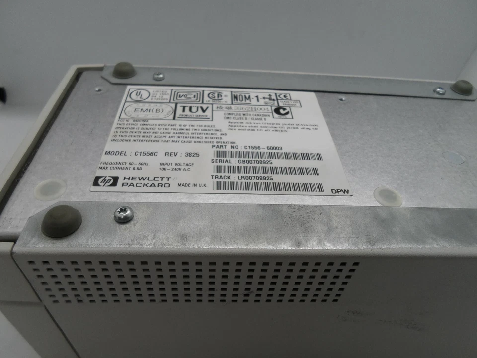 HP C1556C SURESTORE DAT24 EXTERNAL SCSI TAPE DRIVE C1556-60003 DDS3 342503-001 - Image 3 of 3