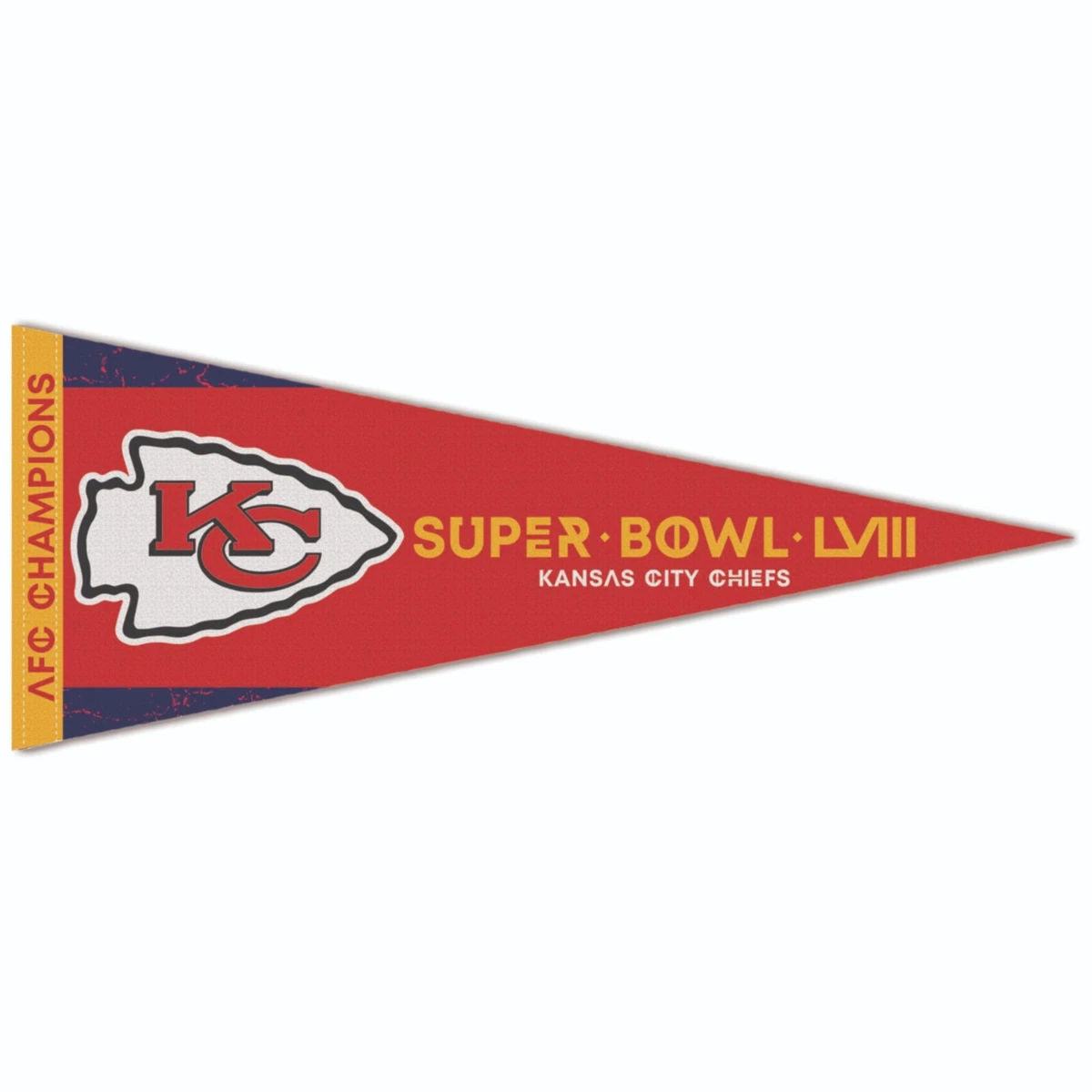 Kansas City Chiefs 3 volte 3x Super Bowl Champions Pennant Banner