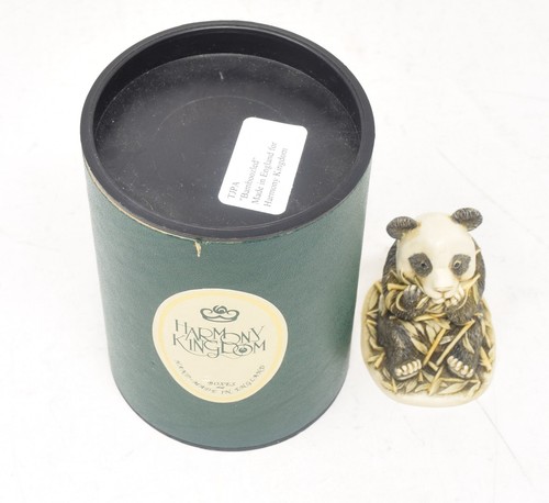Harmony Kingdom Lot of 2 Figurine Trinket Boxes Panda Bamboozled, Algenon Cat - Picture 7 of 10