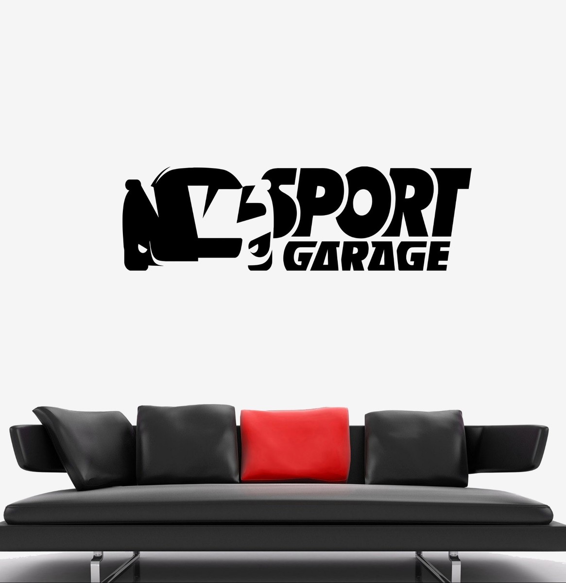 Garage Sticker Example Garage Wall Decals