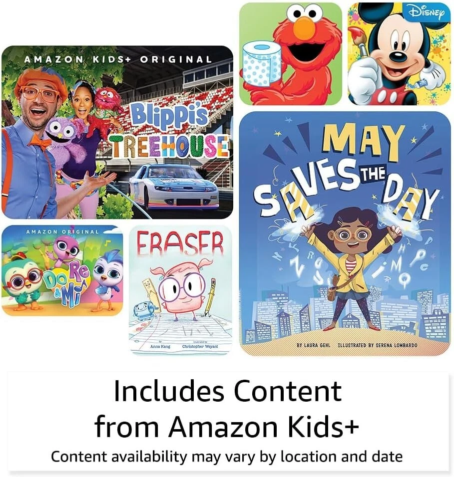 Amazon Fire 7 Kids tablet, ages 3-7.  7" kids tablet on Amazon - 2022 Red - Image 3 of 4