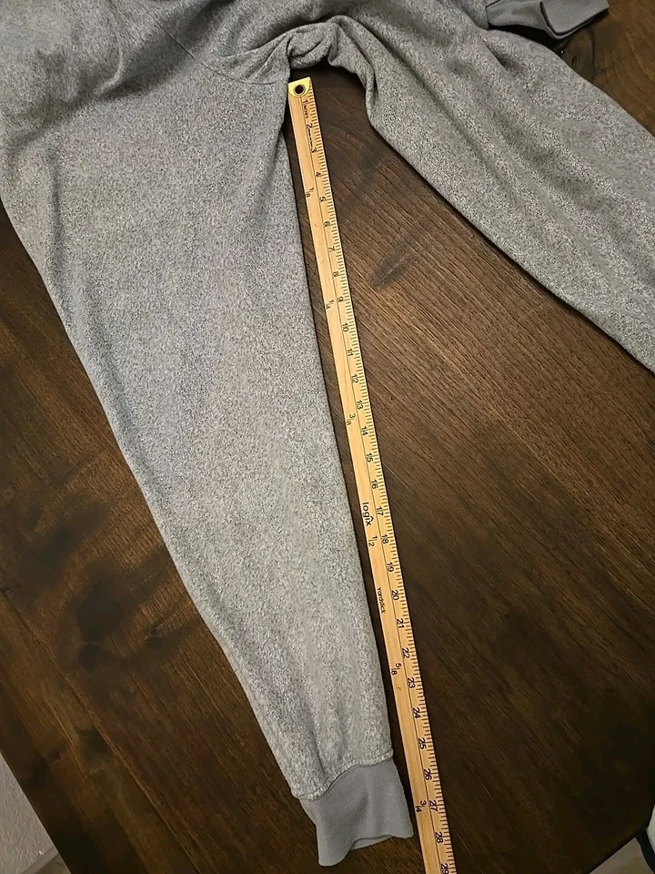 Disfraz de Tiburón Hammerhead Una Pieza Capucha Aleta Gris Cremallera Halloween Talla Med/Lg Foto 2 de 4