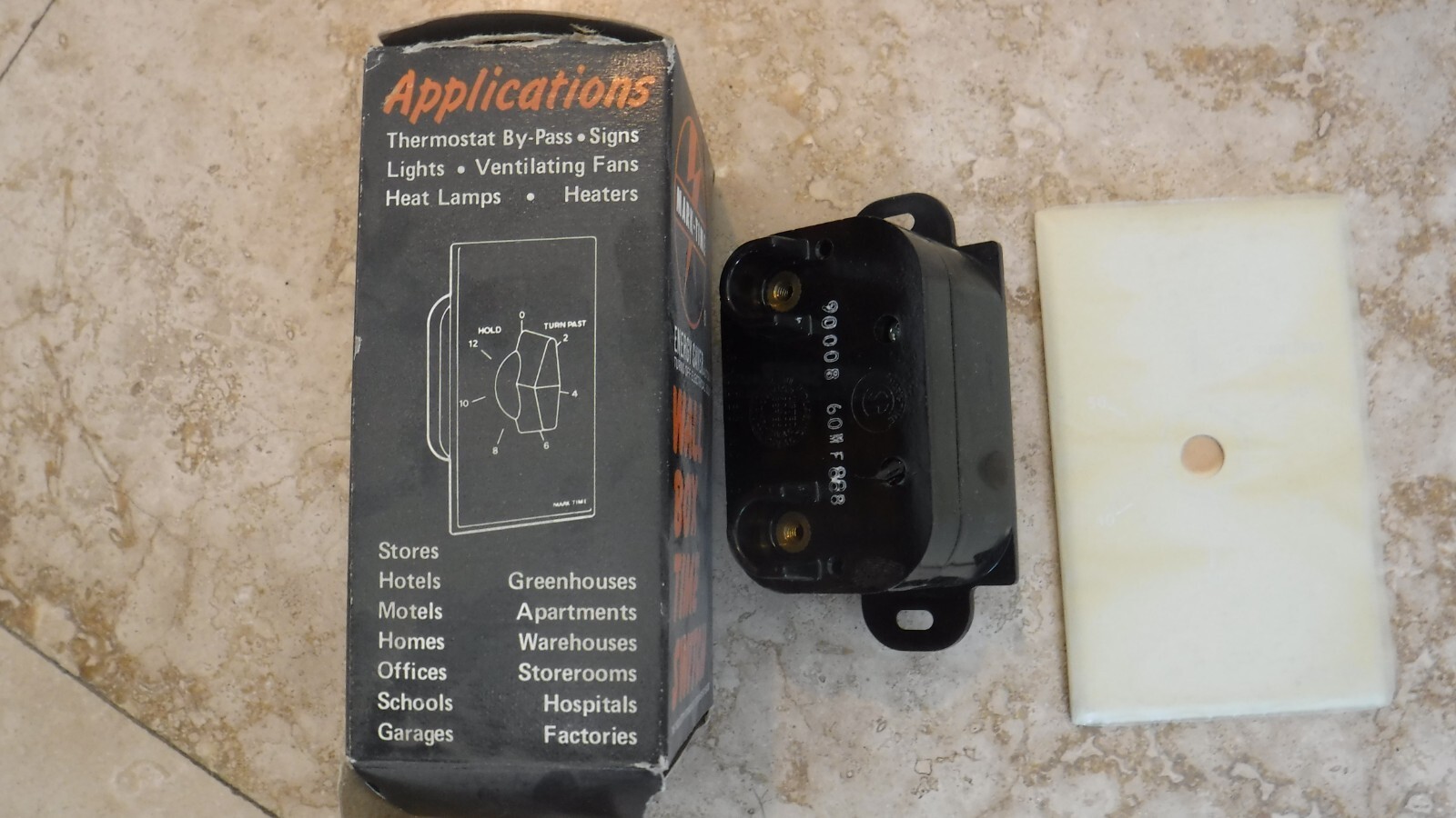 Lot of two spring wound timer 60min new mark time used intermatic