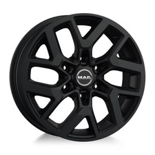 4 cerchi in lega NAD MAK GRAVEL 8x18 6x130 ET 53 MATT BLACK per MERCEDES