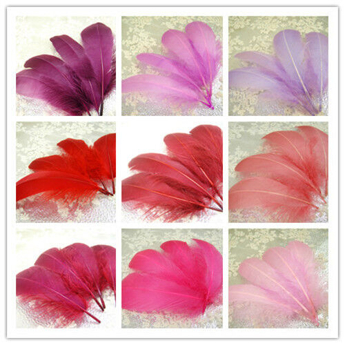Loose Goose Feathers for Millinery Hats Trim Fascinators Dress Crafts 70 Colours - Picture 10 of 83
