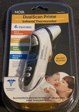 Mobi DualScan Prime 2 in 1 Ear & Forehead Digital Thermometer 🌡 Instant Reading