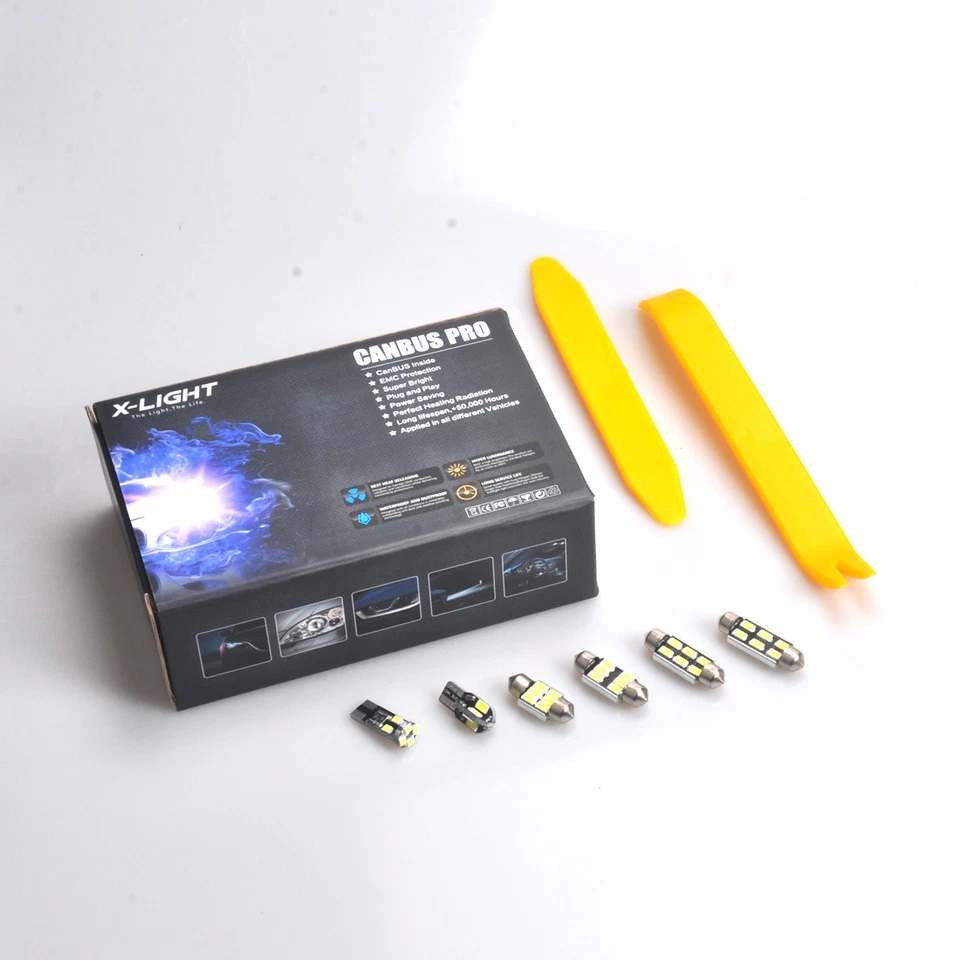 Kit de luces interiores bombilla LED 12 piezas blancas para BMW Z3 E36 / 7 E36 / 8 (1996-2002) Foto 3 de 4