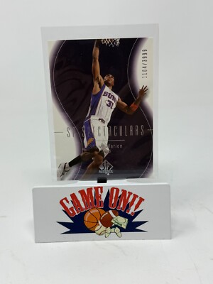 2003-04 SP Authentic Shawn Marion Spectaculars Card #123 #'ed /3999