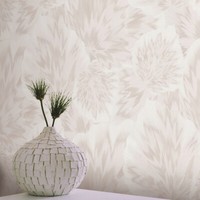 Vliestapete Marmoriert BläTter Floral Creme Beige Metallic 10402-14 (3,71€/1Qm)