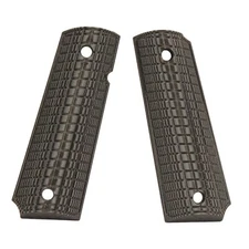 Pachmayr G-10 Tactical Pistol Grips 1911, Gray/Black, Coarse 61011