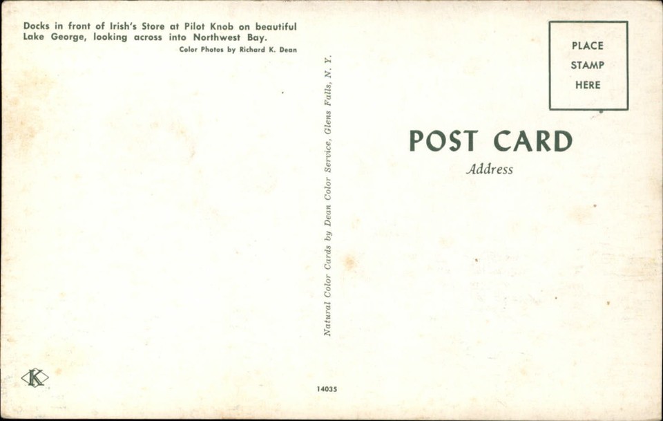 Pilot Knob New York Lake Northwest Bay 1950s wooden boats