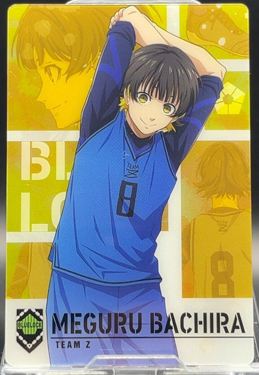 Blue Lock Meguru Bachira Wafer Card Vol.1 No.02 BANDAI New Japan Football  Anime