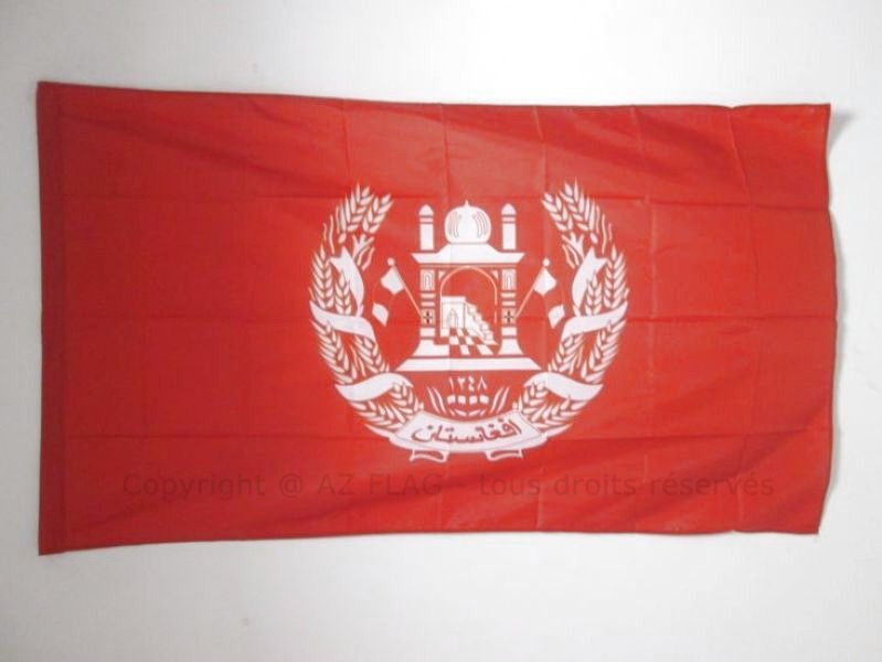 Drapeau Royaume Afghan pour décoration intérieure et rassemblements historiques 150x90cm