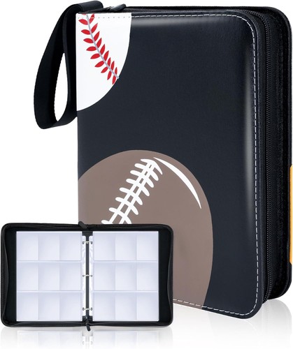 Football Card Binder, 9 Pocket Sports Card Binder