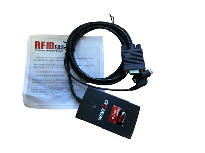 RDR-6081AK2 WAVE ID  Solo Keystroke HID  Prox Black 5v PS/2 RS232 Reader