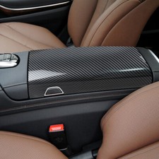ABS Kohlefaser Mittelarmlehne Ablagefach Trim F&uuml;r Mercedes S-Klasse W222 2014-19