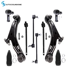 Front Lower Control Arm Ball Joints Tie Rod Ends For 2001-2006 Hyundai Santa Fe