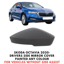 Tür Spiegelkappen Abdeckung Lackiert Für Skoda Octavia 2020 - Fahrerseite Rechts