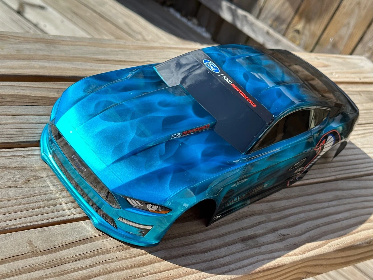CUSTOM PAINTED RC BODY 2021 FORD MUSTANG LOSI MINI DRAG CANDY