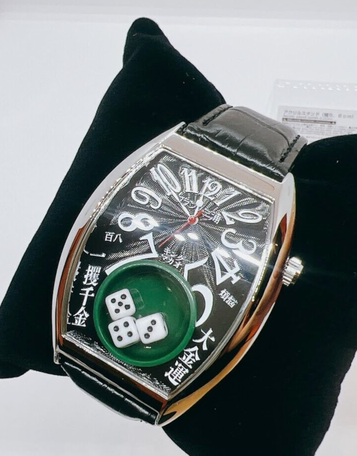 Frank Miura Men's Watch Macau Gambling Watch Reprint Dice FM12