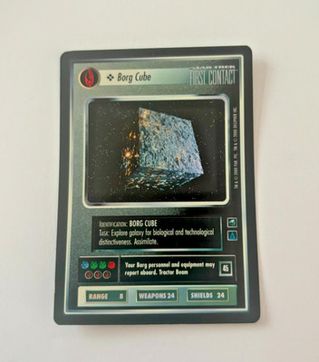 Star Trek Borg Cube Tournament Promo Card CCG Foil Decipher Mint