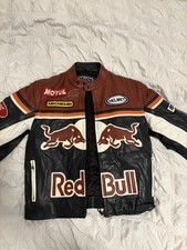 Vintage 1990’s Redbull Top Gear Leather Jacket