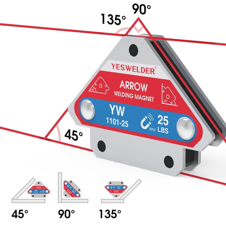 4 Magneti Angolari Per Saldatura, Facili Da Usare, Supportano Morsetti - Foto 8