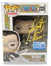 Kent Williams Signed Funko Pop One Piece Kuro Autographed Zobie COA 3