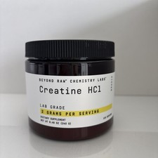 BEYOND RAW Chemistry Labs Creatine HCl Powder 120 Servings exp 02/2028