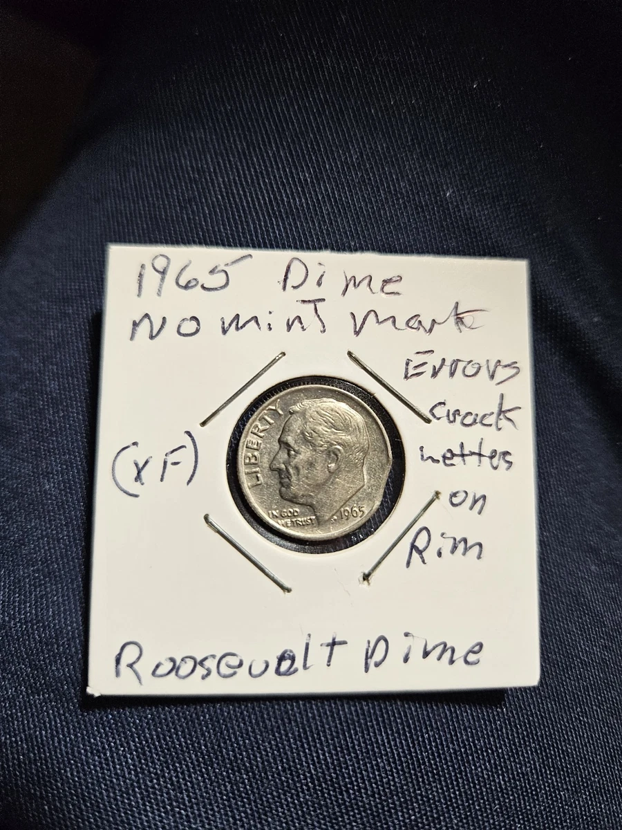 Roosevelt Dime 1965 US Coin Errors for sale | eBay