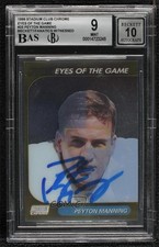 BAS 1999 Stadium Club Chrome Eyes of the Game Peyton Manning BGS Authentic ow6