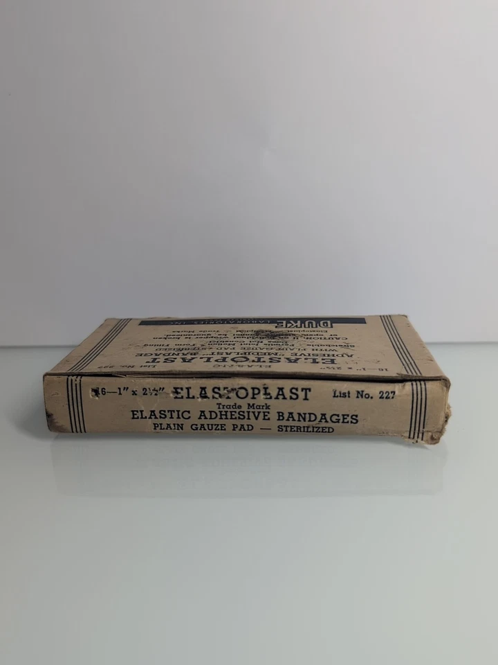 Vintage Elastoplast Adhesivo Mediplast Vendaje Duke Laboratories Foto 3 de 4
