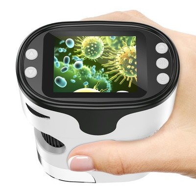 1000X Handheld Microscope for 4K 2.0'' Screen Rechargeable Mini Pocket Digital...