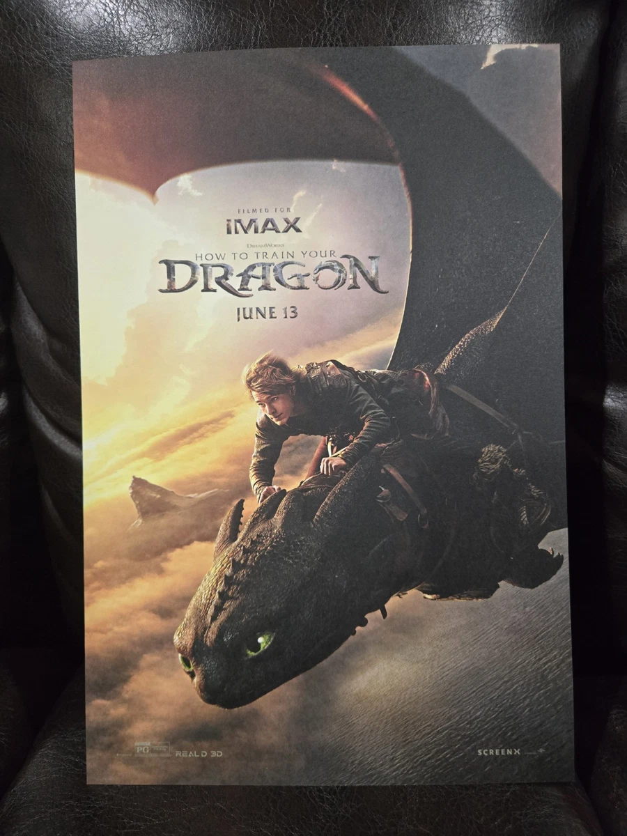 How To Train Your Dragon Movie Poster - 11x17 Inches - Reproduction - UK