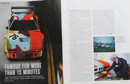 Original 2018 OCTANE extracted mag article: BMW M1 ART CAR No4- & M88 engine