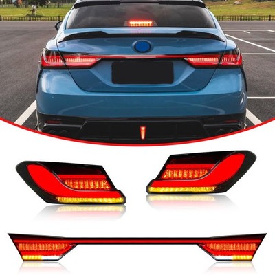 LED Taillights for 2018-2024 Toyota Camry XSE XLE TRD SE LE Sequential Animation