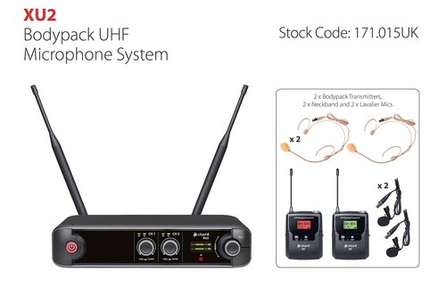 XU series UHF Microphone Systems