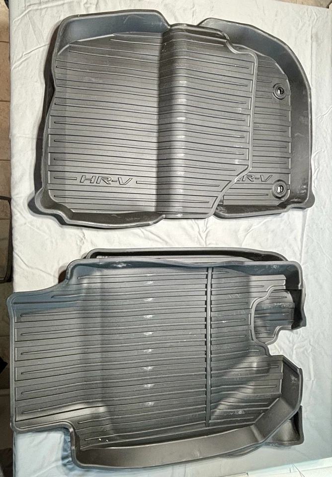 Tapetes de assoalho Honda HRV 2018-22, parede alta para todas as estações, 08P13-T7S311A fabricante de equipamento original novos na caixa - Imagem 3 de 4